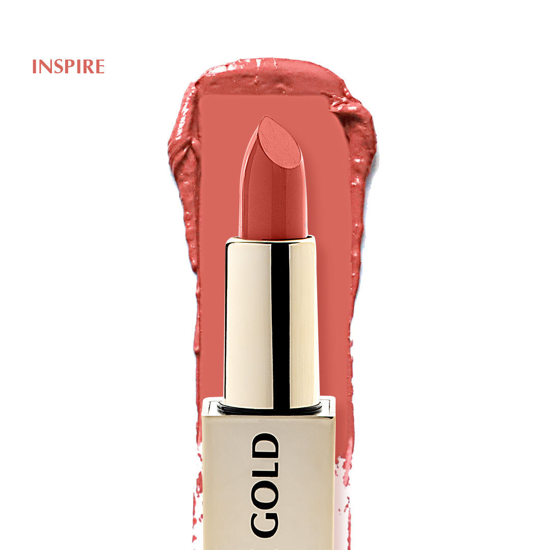 BBA By Suleman | 24K Gold & Roses V.02 Lustre Lipstick | Inspire 4g | Best Price in Pakistan original skincare product Pakistan Main image