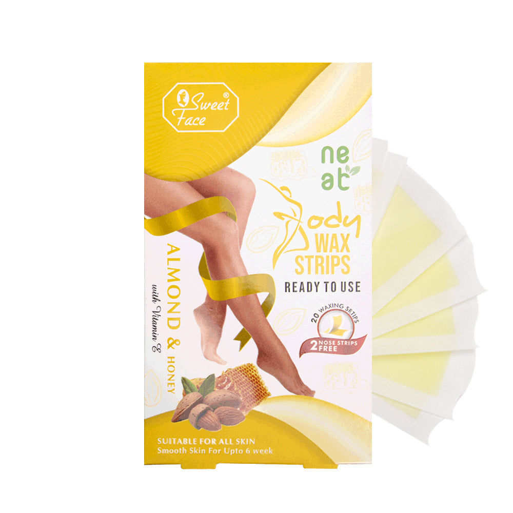 Sweetface | Hair Removing Body Wax Strips | Best Price in Pakistan original skincare product Pakistan