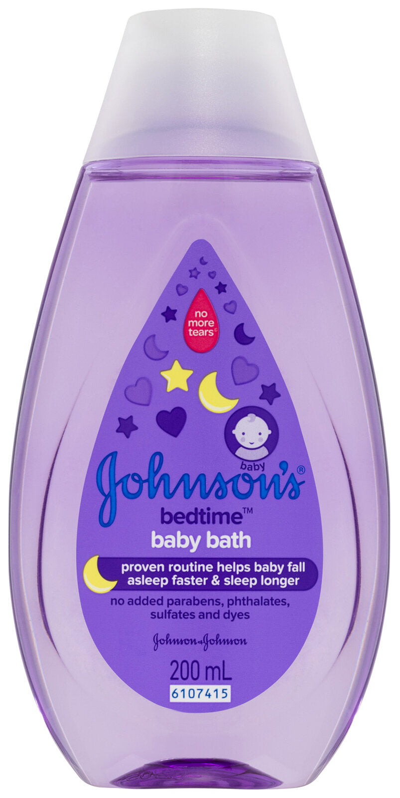 Johnsons | Baby Bedtime Hair & Body Bath | 200 ml | Best Price in Pakistan original skincare product Pakistan مرکزی تصویر