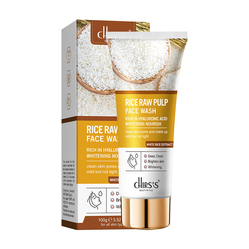 Chirs's | Rice Raw Pulp Face Wash | 100g | Best Price in Pakistan original skincare product Pakistan