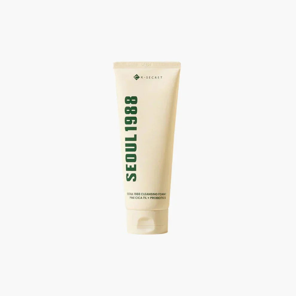 K-Secret | Seoul 1988 Cleansing Foam : Pine Cica 1% + Probiotics 150ml | Best Price in Pakistan original skincare product Pakistan