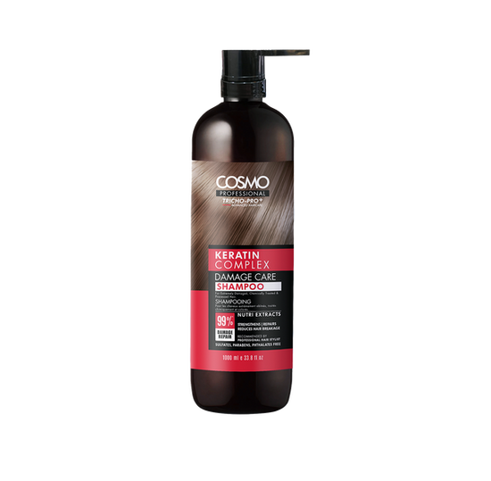 Cosmo Professional Keratin Complex Damage Care Shampoo | 1000ml | Best Price in Pakistan original skincare product Pakistan