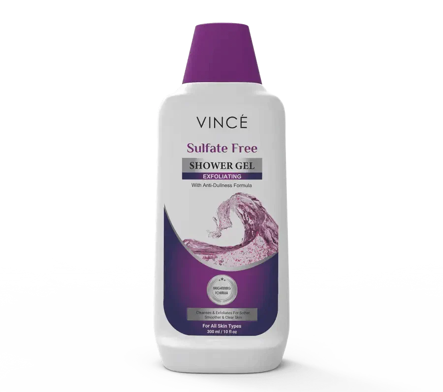 Vince | Exfoliating Shower Gel | Best Price in Pakistan original skincare product Pakistan