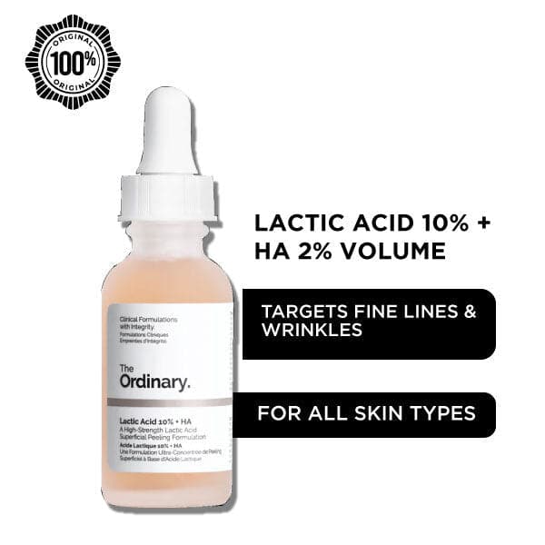 The Ordinary Lactic Acid 10% + HA 2% Volume | 30ml | Best Price in Pakistan original skincare product Pakistan Main image