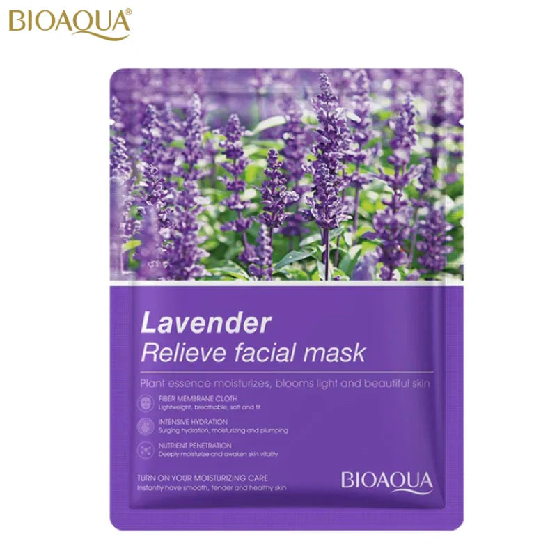 Bioaqua Lavender Relieve Facial Mask 25G | 1 PC | Best Price in Pakistan original skincare product Pakistan Main image