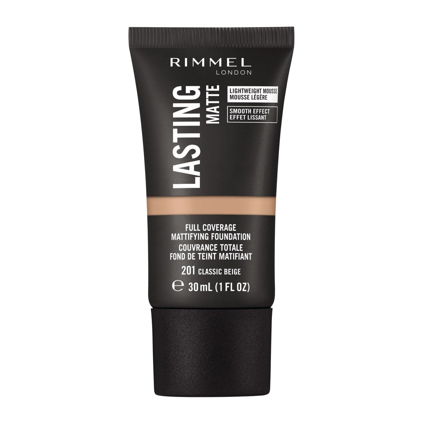 Rimmel Lasting Matte Foundation | 201 Classic Beige | Best Price in Pakistan original skincare product Pakistan مرکزی تصویر