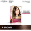 LOreal Paris | Excellence Crème Hair Color | 4 Brown | Best Price in Pakistan original skincare product Pakistan
