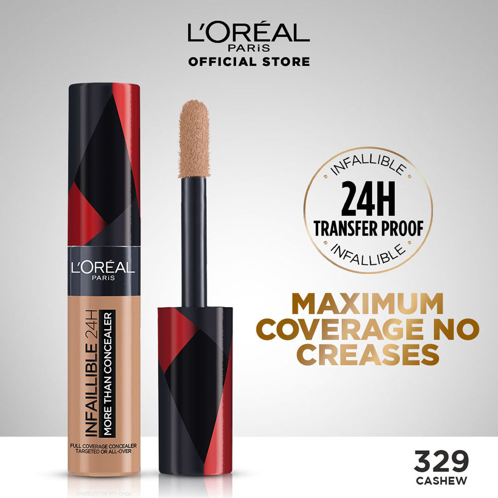 LOreal Paris | Infallible Full Wear Concealer | 329 Cashew | Best Price in Pakistan original skincare product Pakistan