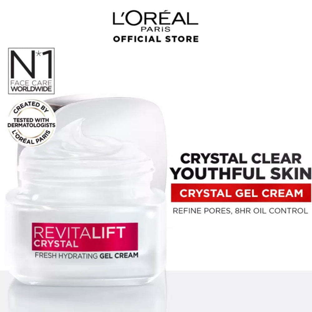Loreal Paris | Revitalift Crystal Gel Cream 50ml | Best Price in Pakistan original skincare product Pakistan مرکزی تصویر