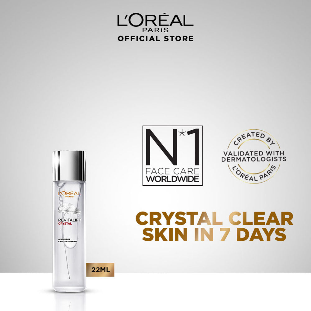 Loreal Paris | Revitalift crystal micro-essence Fresh water 22ml | Best Price in Pakistan original skincare product Pakistan مرکزی تصویر