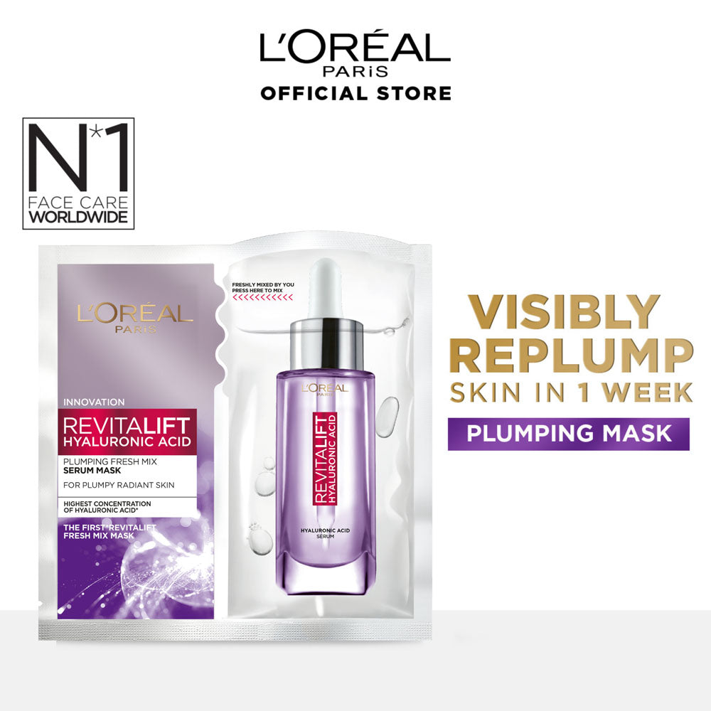 Loreal Paris | Revitalift Hyaluronic Acid Freshmix Mask | Best Price in Pakistan original skincare product Pakistan Main image