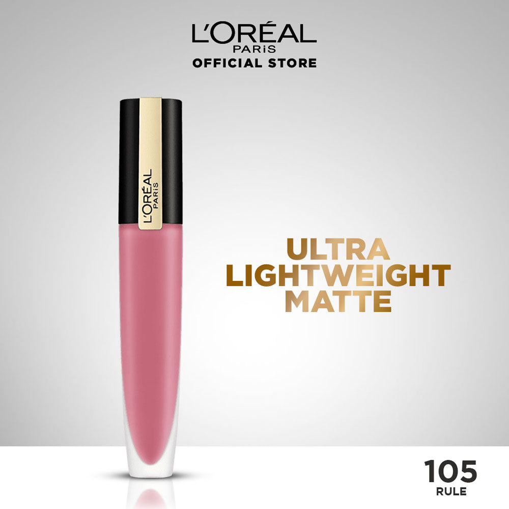 LOreal Paris | Rouge Signature Matte Lipstick | 105 Rule | Best Price in Pakistan original skincare product Pakistan مرکزی تصویر