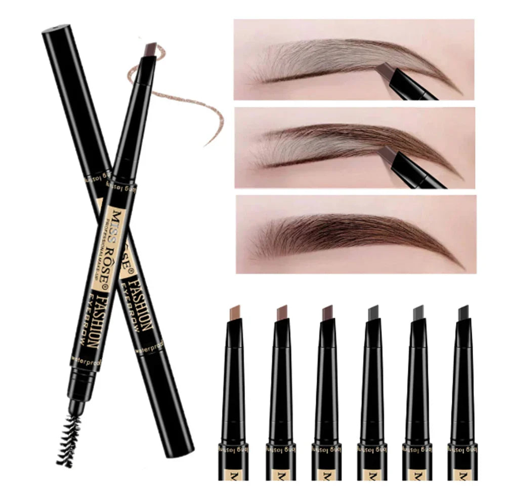 Miss Rose | 2In1 Eyebrow Pencil & Brush | Best Price in Pakistan original skincare product Pakistan