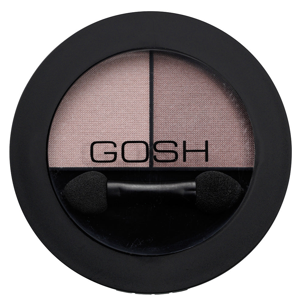 GOSH- Matt Duo Eye Shadow 001 Brown Base | Best Price in Pakistan original skincare product Pakistan