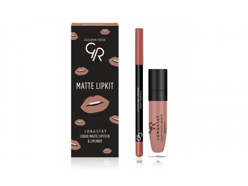 Golden Rose Matte LipKit Set Liquid matte & Dream Lip Liner | Best Price in Pakistan original skincare product Pakistan