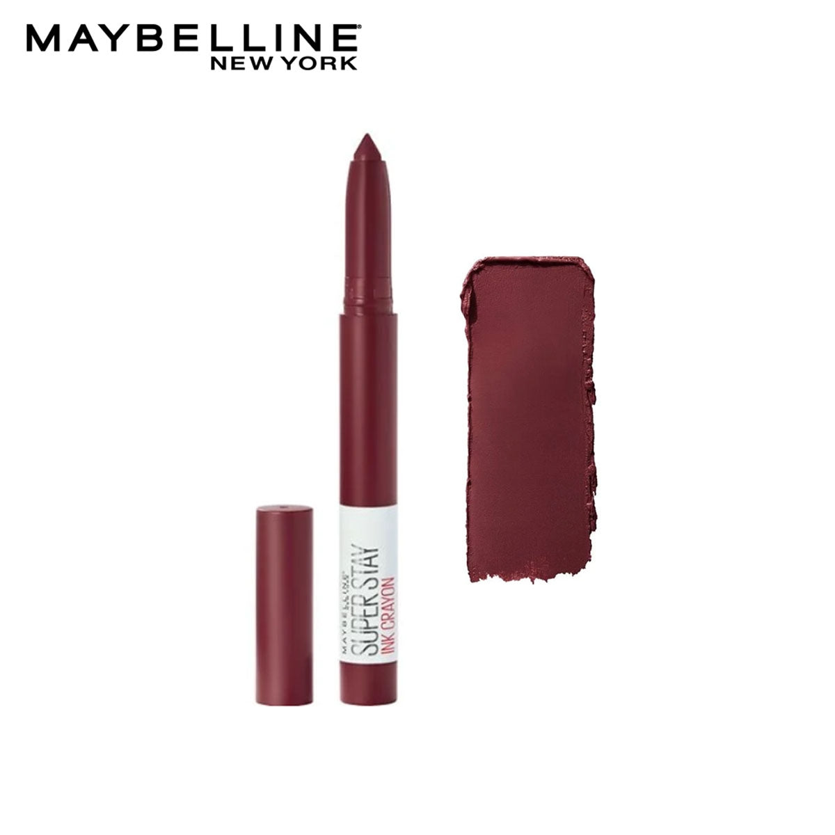 Maybelline | SuperStay Ink Lip Crayon Lipstick | 65 Settle For More | Best Price in Pakistan original skincare product Pakistan مرکزی تصویر