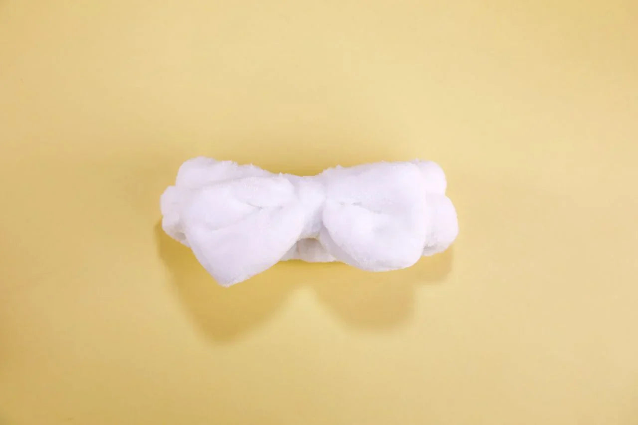 Lurella | Bowtie Head Band | White | Best Price in Pakistan original skincare product Pakistan Main image