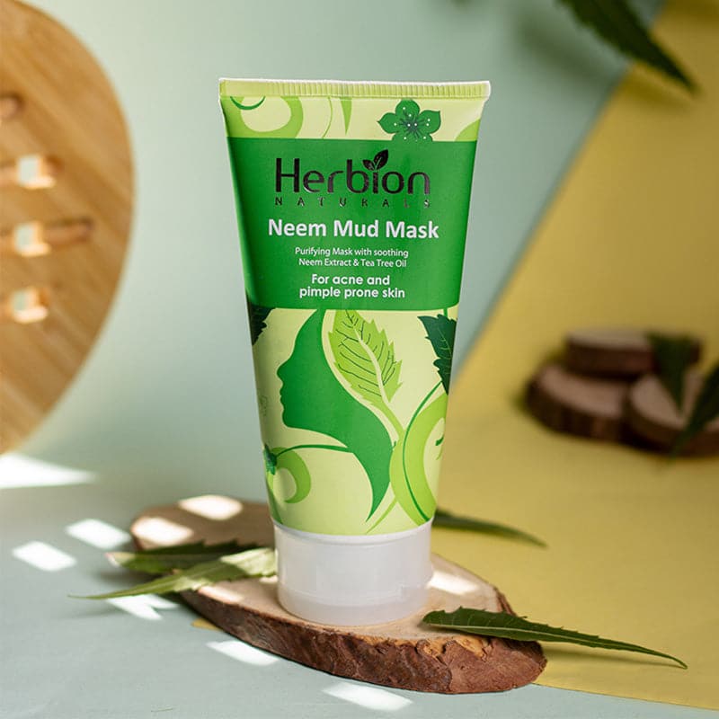 Herbion Neem Mud Mask | Best Price in Pakistan original skincare product Pakistan