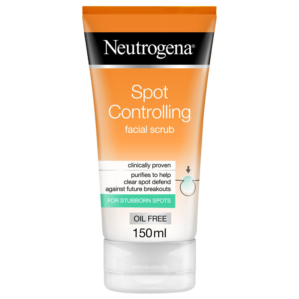 Neutrogena | Spot Controlling Oil-free Facial Scrub | 150ml | Best Price in Pakistan original skincare product Pakistan