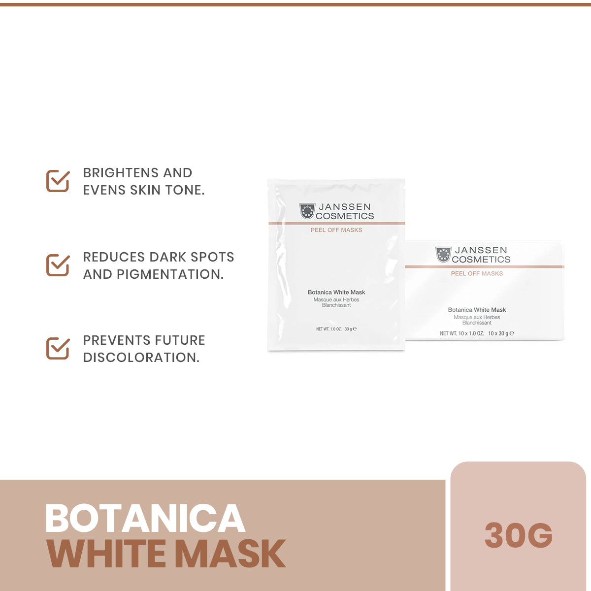 Janssen -Botanica White Mask 30 g | Best Price in Pakistan original skincare product Pakistan