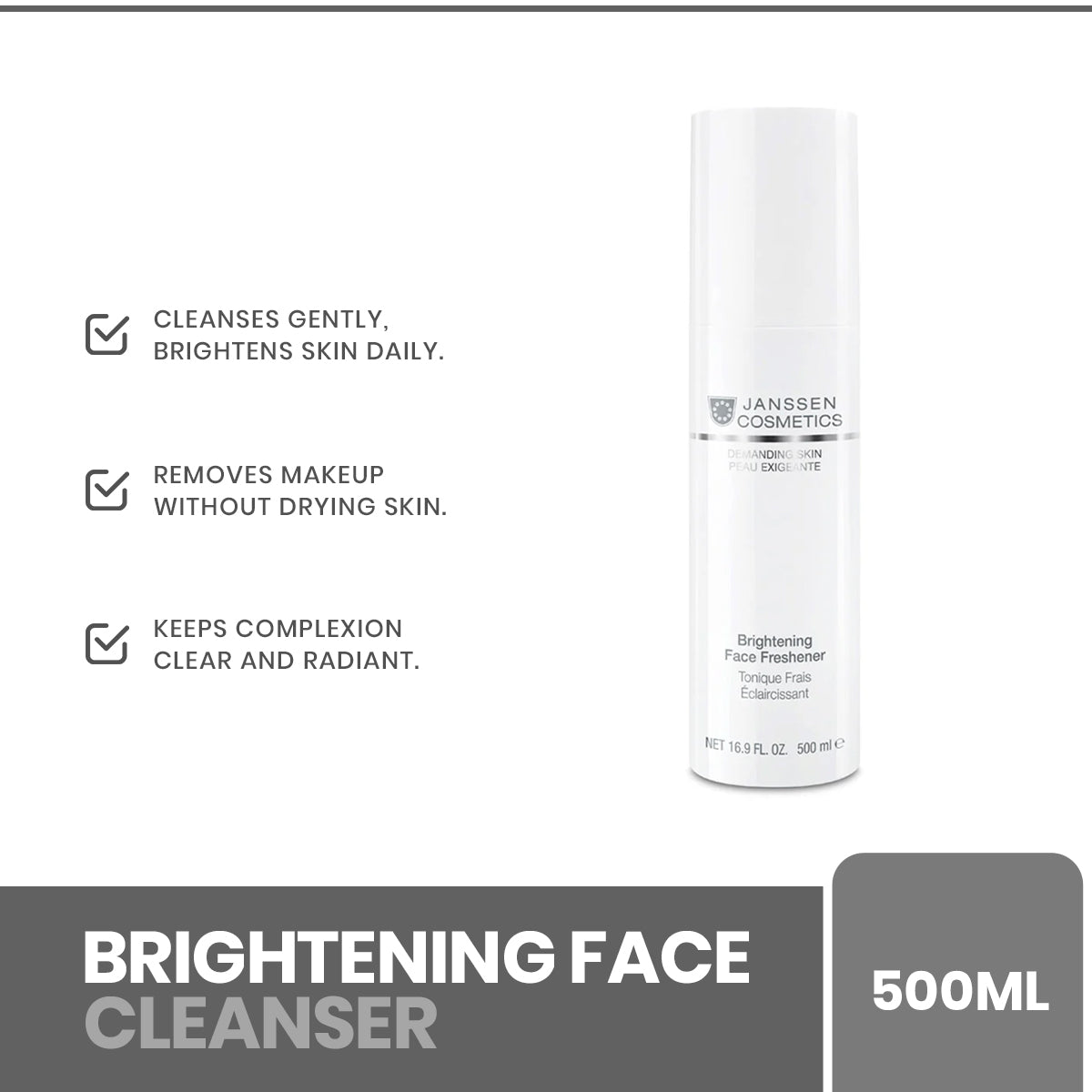 Janssen | Brightening Face Cleanser 500ml | Best Price in Pakistan original skincare product Pakistan