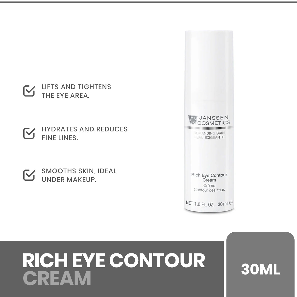 Janssen -Rich Eye Contour Cream 30ml | Best Price in Pakistan original skincare product Pakistan