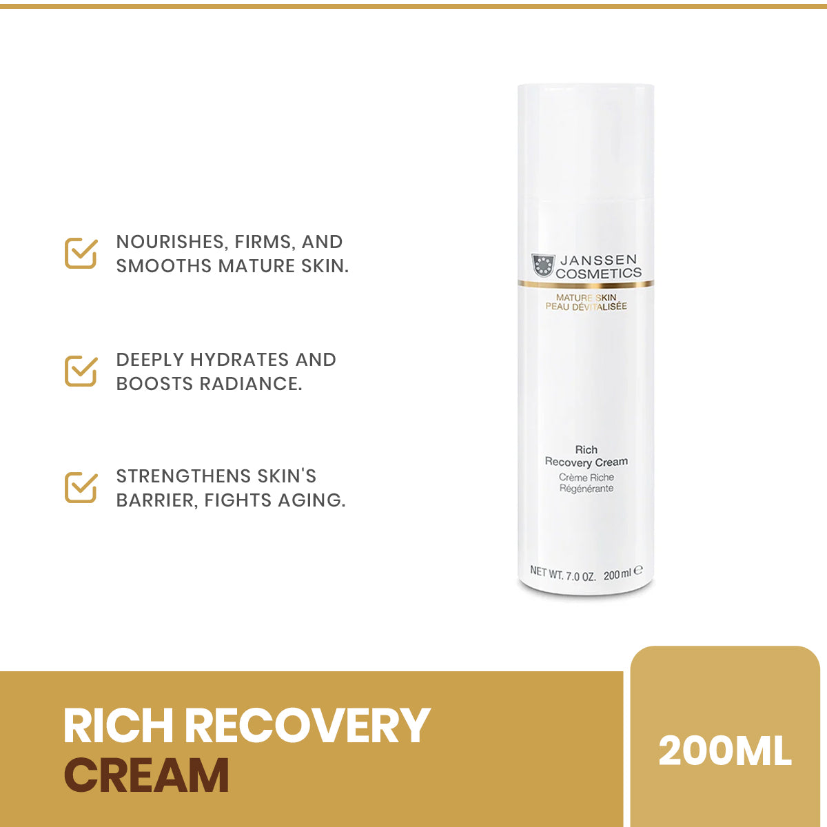 Janssen -Rich recovery cream 200ml | Best Price in Pakistan original skincare product Pakistan مرکزی تصویر