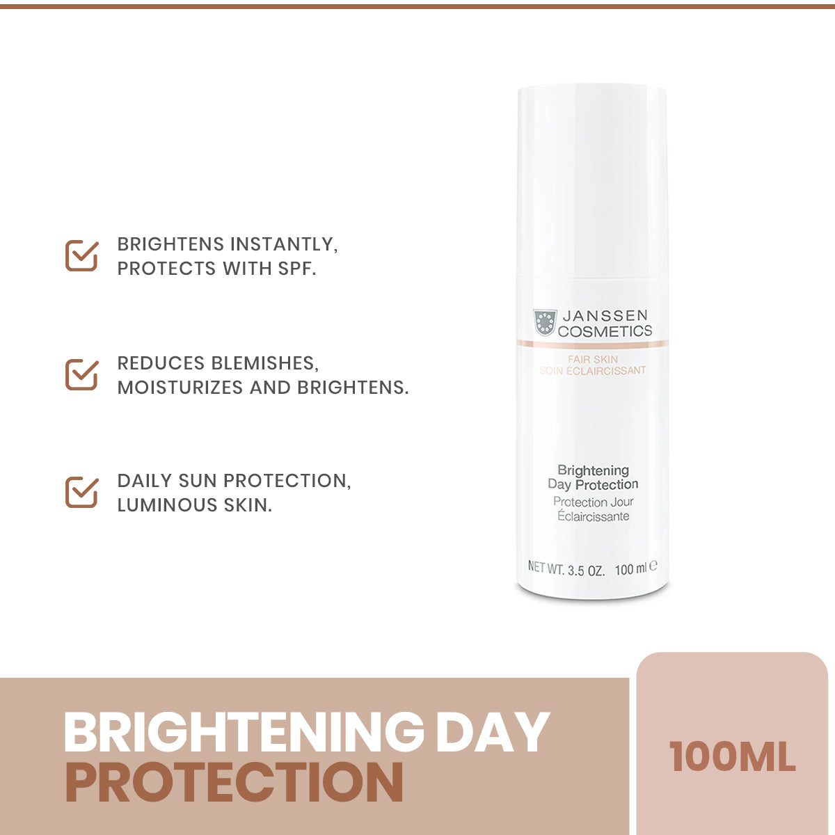 Janssen | Brightening Day Protection 100ml | Best Price in Pakistan original skincare product Pakistan
