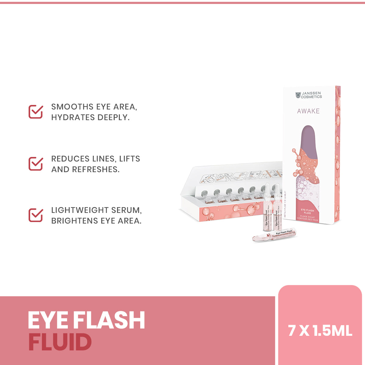 Janssen | Eye Flash Fluid 7 x 1.5ml | Best Price in Pakistan original skincare product Pakistan Main image