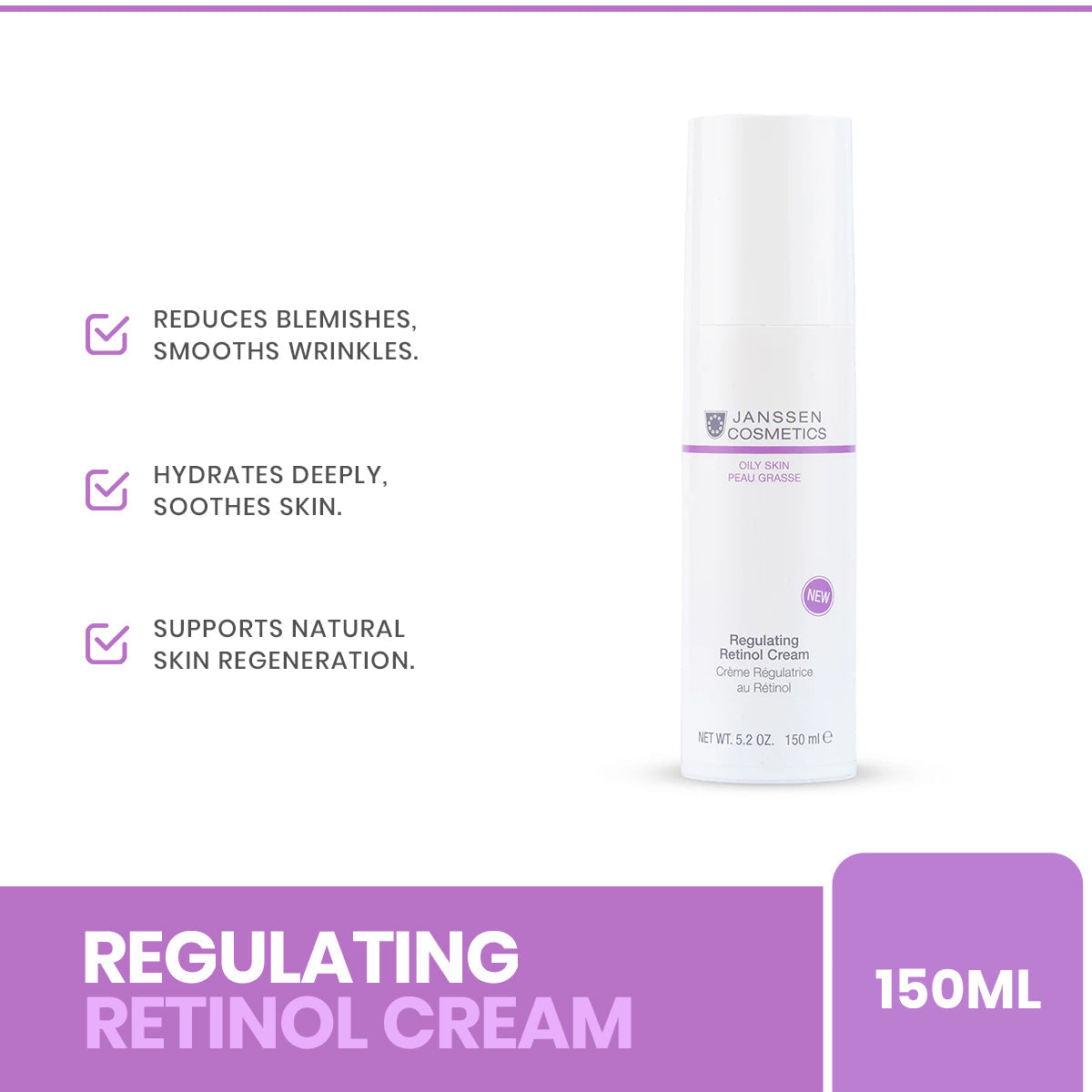 Janssen | Regulating Retinol Cream | 150ml | Best Price in Pakistan original skincare product Pakistan
