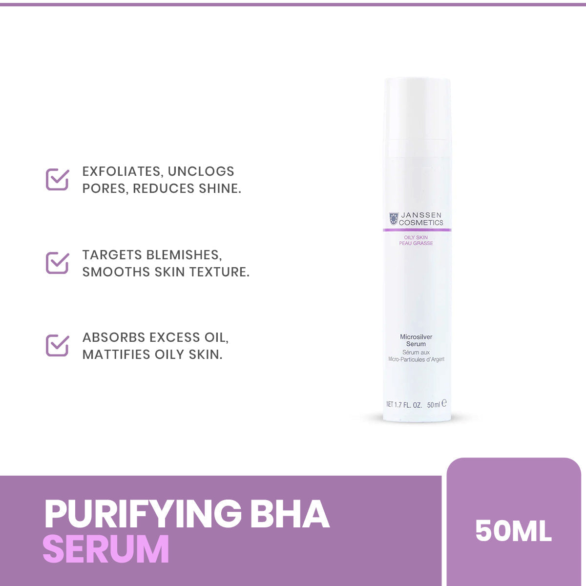 Janssen | Purifying BHA Serum | 50ml | Best Price in Pakistan original skincare product Pakistan Main image
