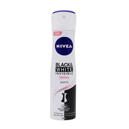 Nivea A/P Spray For Women Invisible Black & White 150Ml | Best Price in Pakistan original skincare product Pakistan