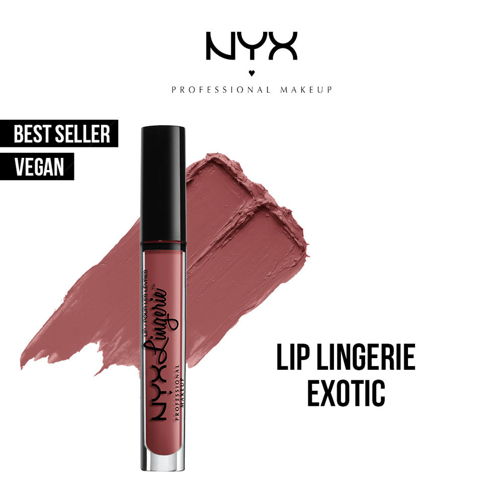 NYX | Liquid Lipstick Lip Lingerie | 12 Exotic | Best Price in Pakistan original skincare product Pakistan مرکزی تصویر