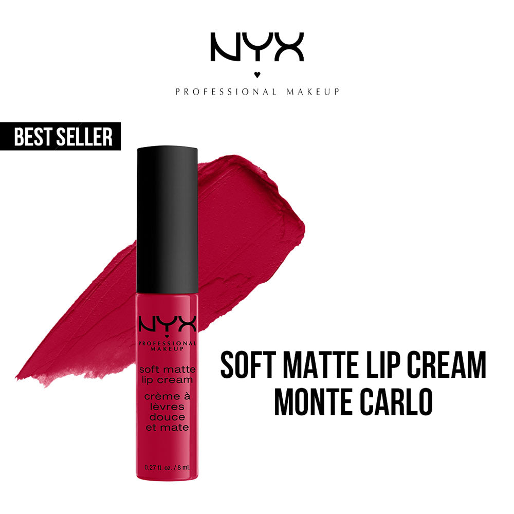 NYX | Soft Matte Lip Cream Liquid Lipstick | 10 Monte Carlo | Best Price in Pakistan original skincare product Pakistan
