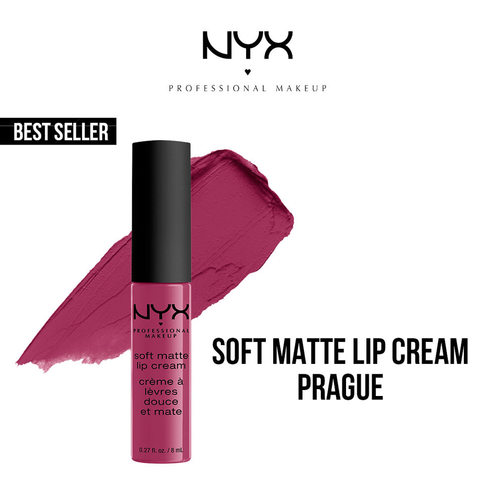 NYX | Soft Matte Lip Cream Liquid Lipstick | 18 Prague | Best Price in Pakistan original skincare product Pakistan مرکزی تصویر