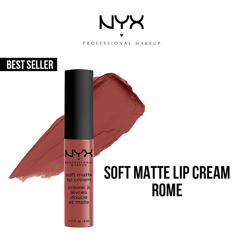 NYX | Soft Matte Lip Cream Liquid Lipstick | 32 Rome | Best Price in Pakistan original skincare product Pakistan مرکزی تصویر