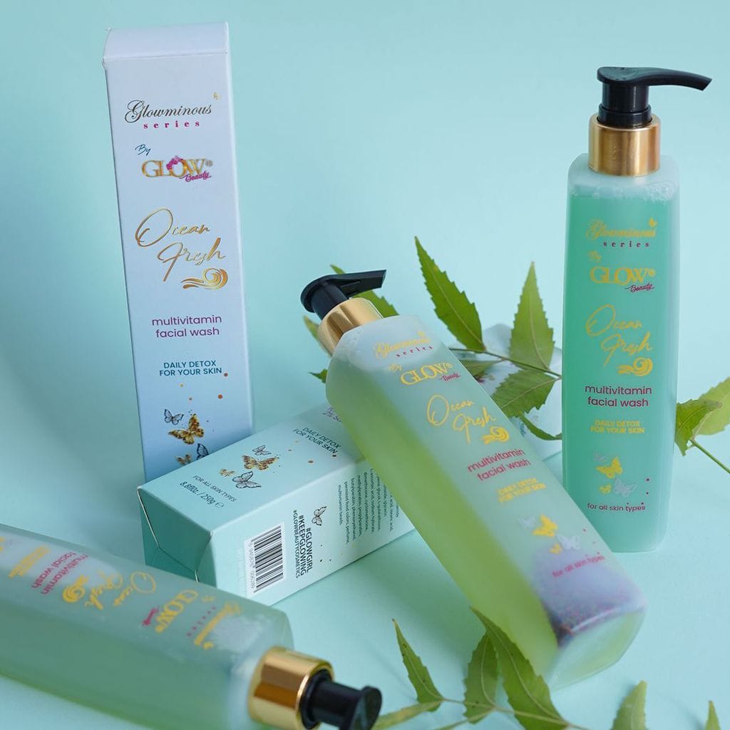 Glow Beauty | Ocean Fresh Multivitamin Facial Wash | Best Price in Pakistan original skincare product Pakistan