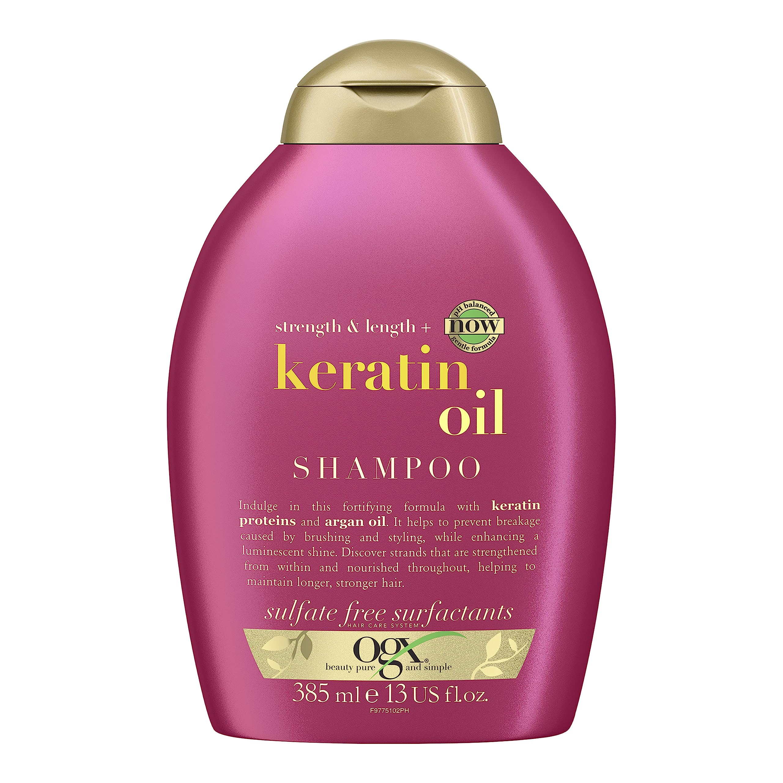 OGX | Strength & length keratin Oil Shampoo | 385ml | Best Price in Pakistan original skincare product Pakistan