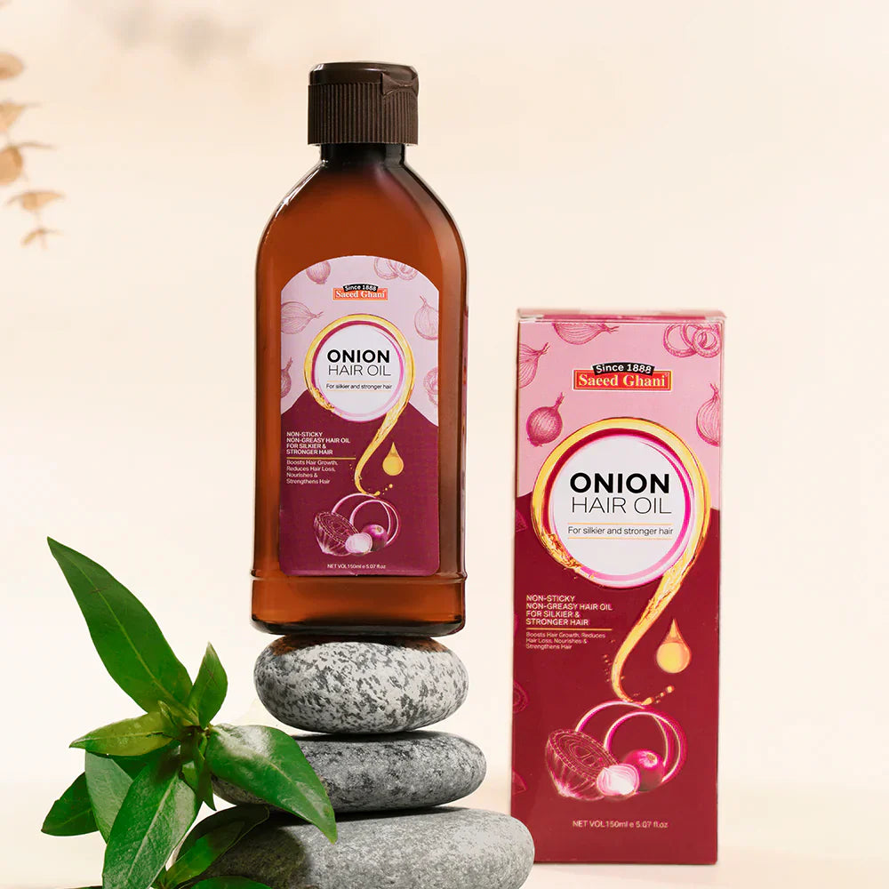 Saeed Ghani | Onion Hair Growth Oil 140Ml | Best Price in Pakistan original skincare product Pakistan
