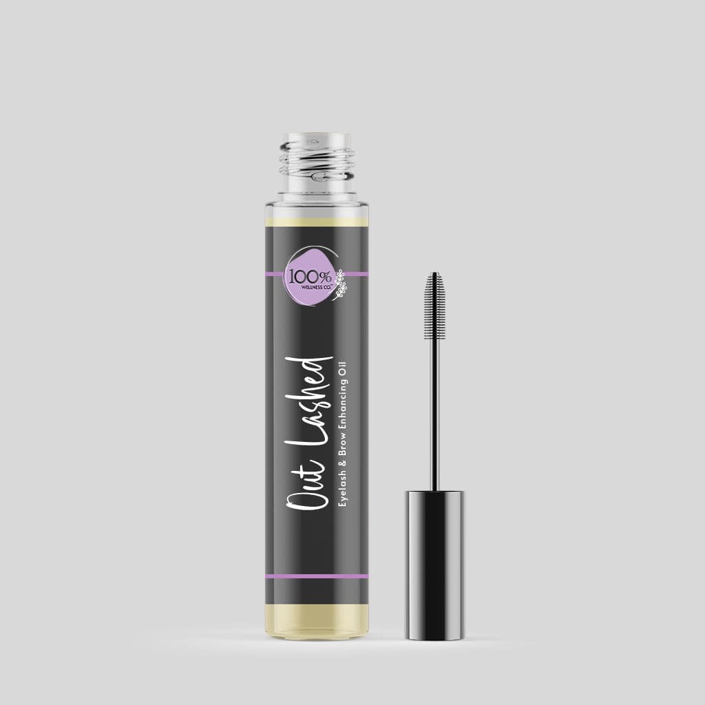 100% Wellness Co Out LashedEyelash Oil | Best Price in Pakistan original skincare product Pakistan مرکزی تصویر