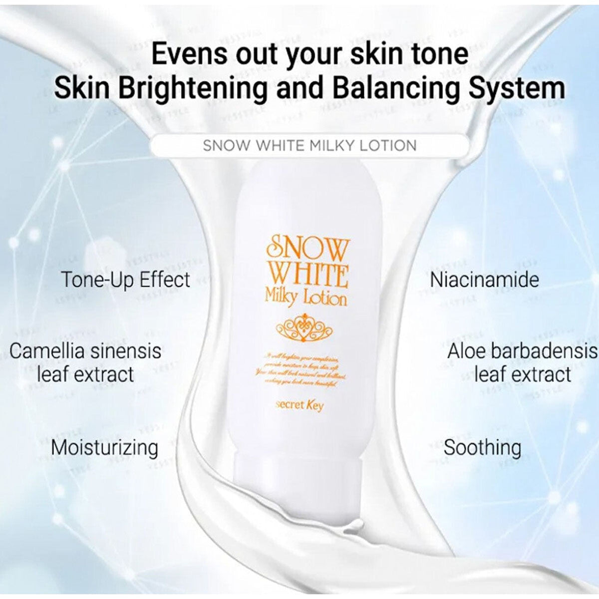 Secret Key | Snow White Milky Lotion 120g | Best Price in Pakistan original skincare product Pakistan مرکزی تصویر