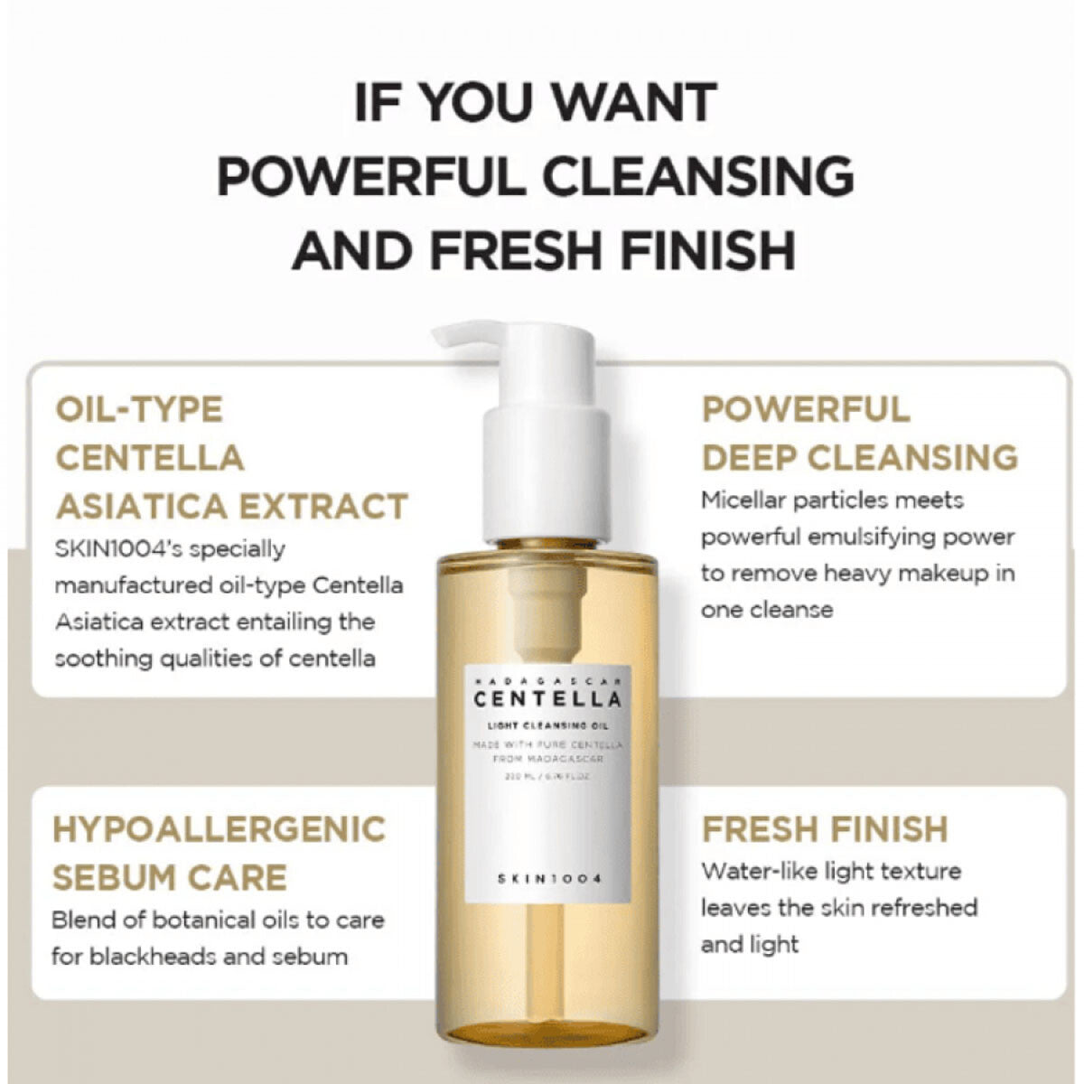 Skin1004 | Centella Cleansing Oil | 200ML | Best Price in Pakistan original skincare product Pakistan Main image