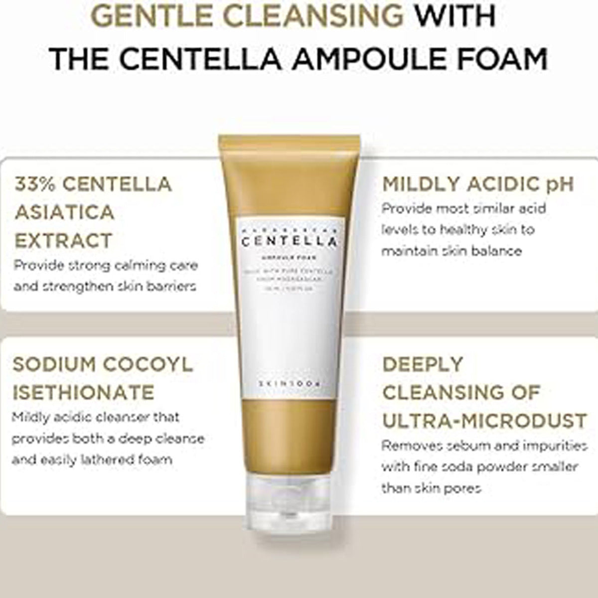 Skin1004 | Madagascar Centella Ampoule Foam 125ml | Best Price in Pakistan original skincare product Pakistan Main image