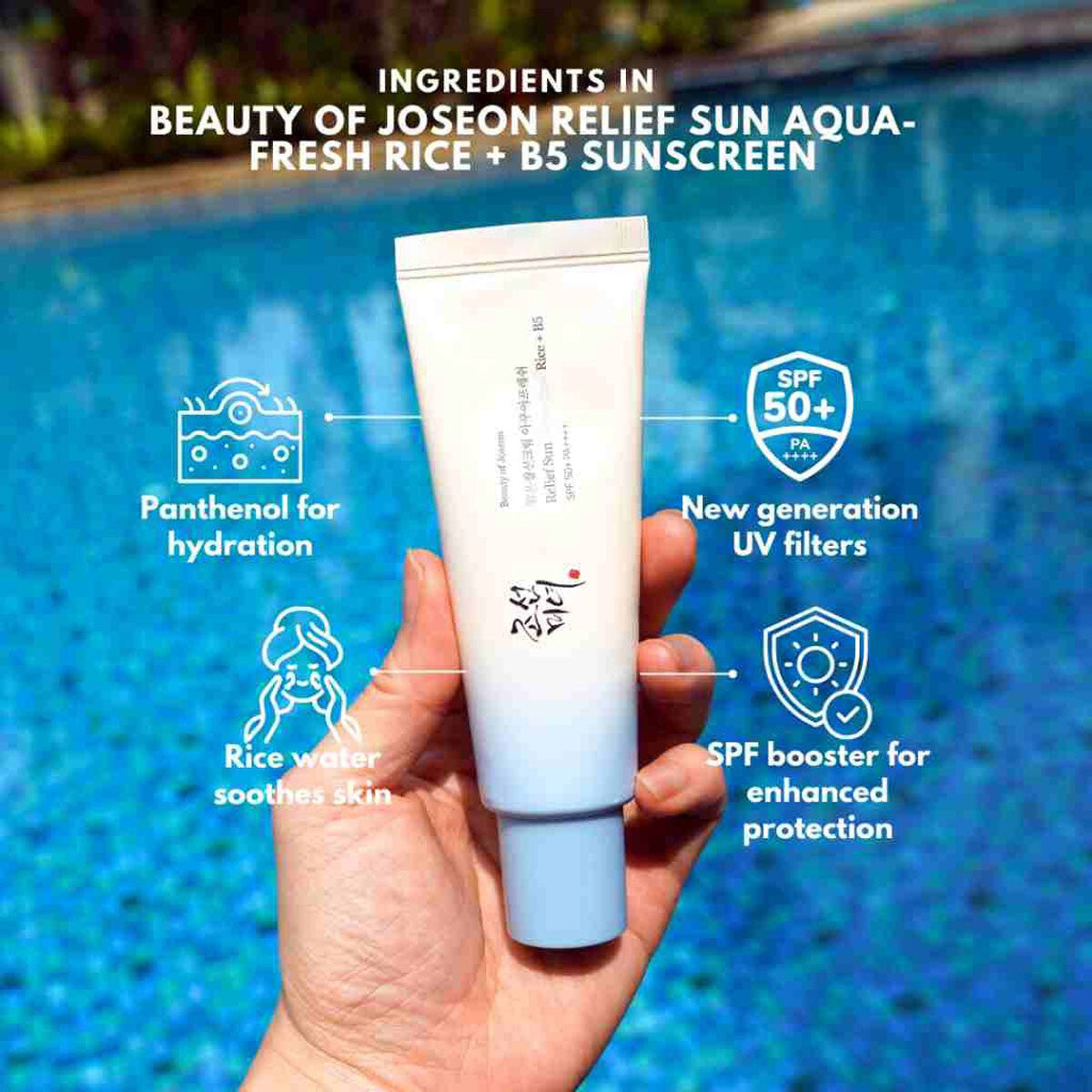 Beauty Of Joseon | Aqua Relief Sunscreen | 50ml | Best Price in Pakistan original skincare product Pakistan Main image