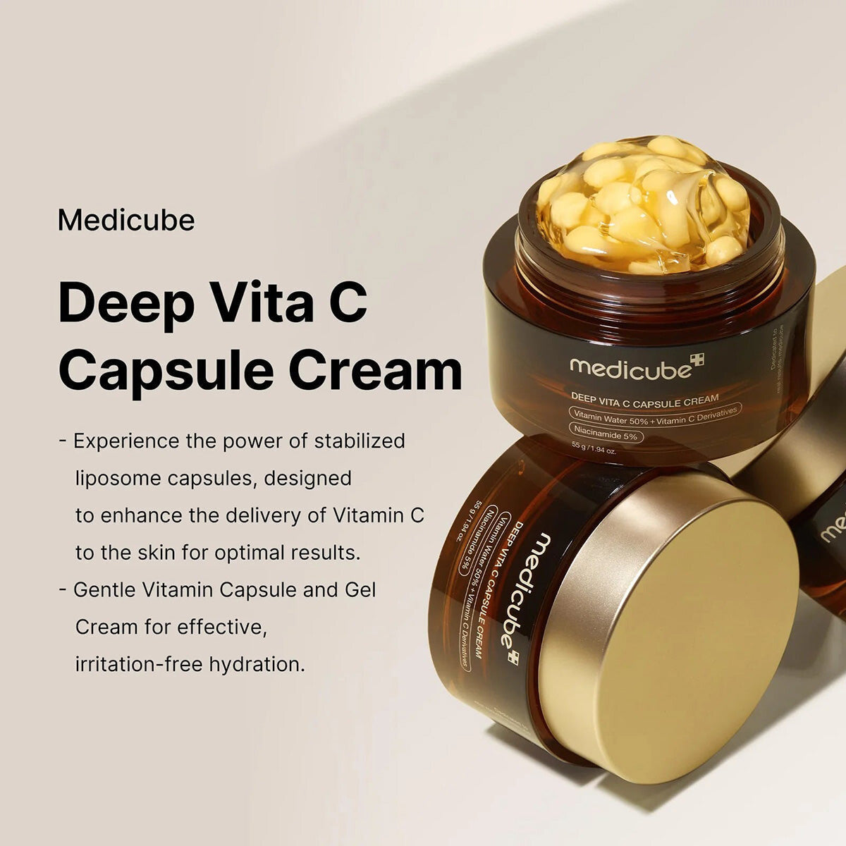 Medicube | Deep Vit C Capsule Cream | 55g | Best Price in Pakistan original skincare product Pakistan