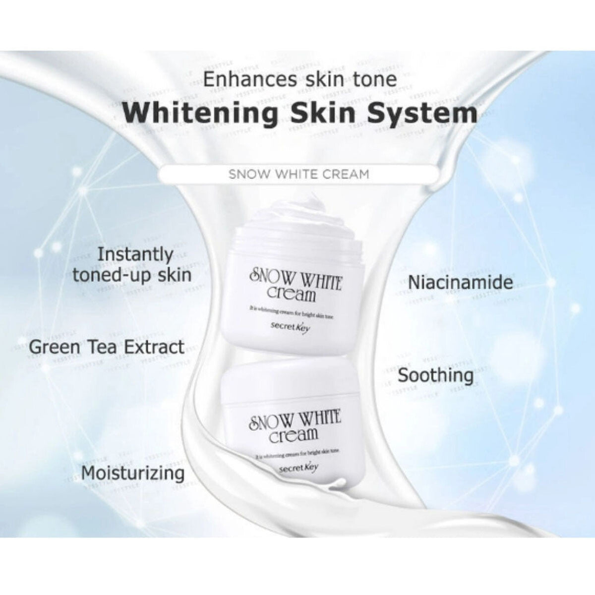 Secret Key | Snow White Cream 50g | Best Price in Pakistan original skincare product Pakistan مرکزی تصویر