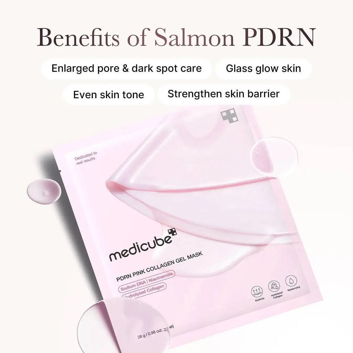 Medicube | PDRN Pink Collgen Mask | 28g | Best Price in Pakistan original skincare product Pakistan Main image