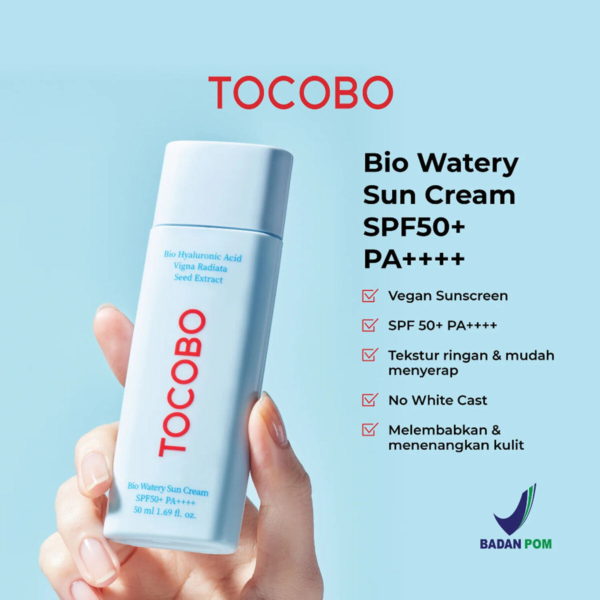Tocobo | Bio Watery Sun Cream SPF50 | 50ml | Best Price in Pakistan original skincare product Pakistan Main image