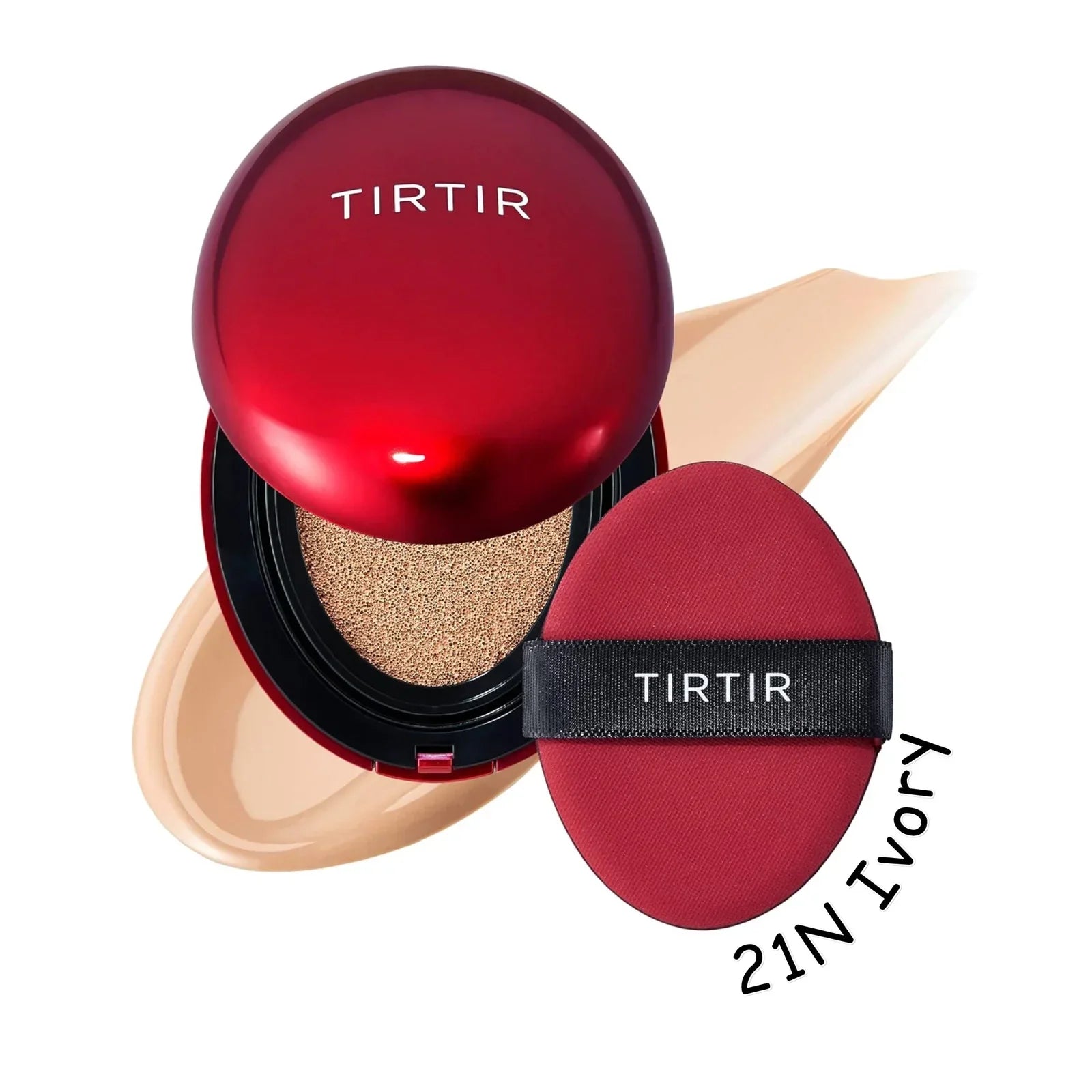 Tirtir | Mask Fit Red Cushion | 21N Ivory | 18g | Best Price in Pakistan original skincare product Pakistan Main image