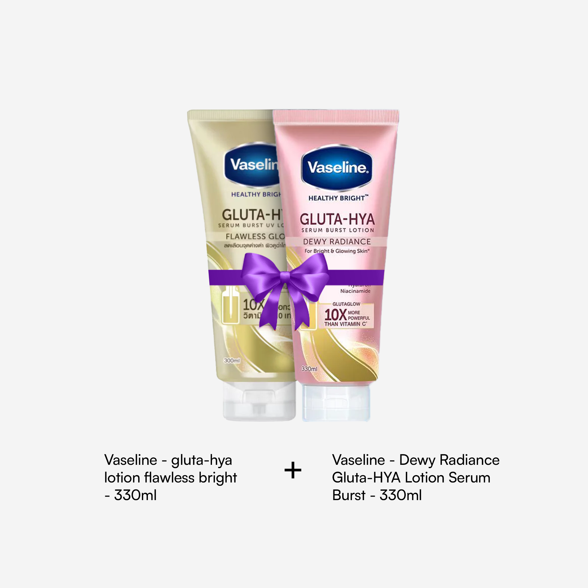 Bundle | The Vaseline 24H Gluta-Hya Glow Kit | Best Price in Pakistan original skincare product Pakistan